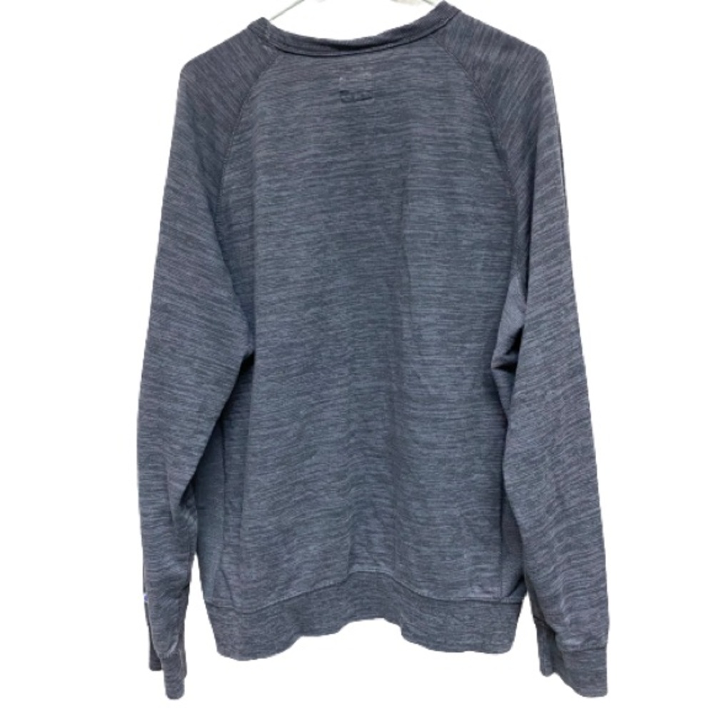 Champion Gray Cotton Blend Long Sleeve Sweatshirt Size XXL Vintage - Picture 3 of 7